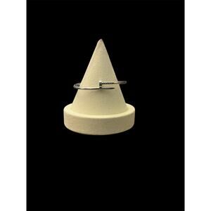 Silver Nail Bangle Bracelet